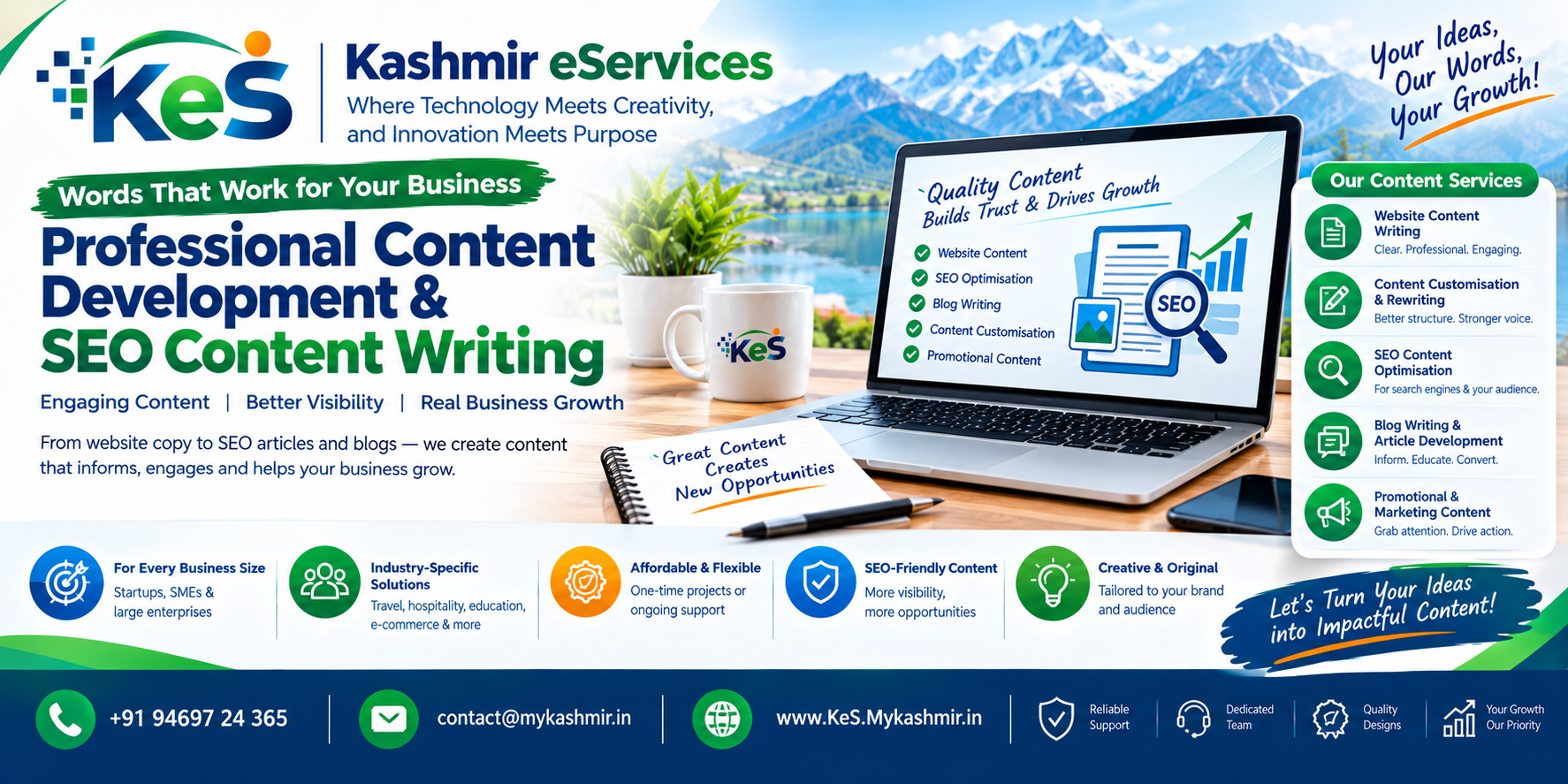 Affordable Content Writing & SEO Content Development Services