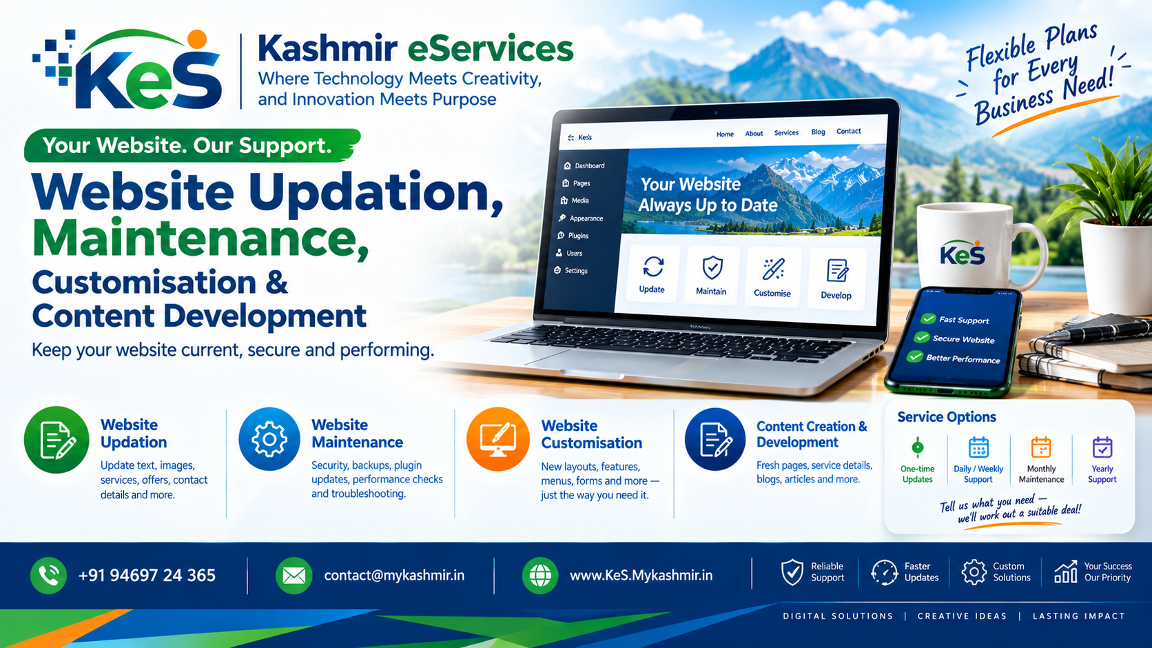 Website Maintenance & Updation Services at Affordable Prices